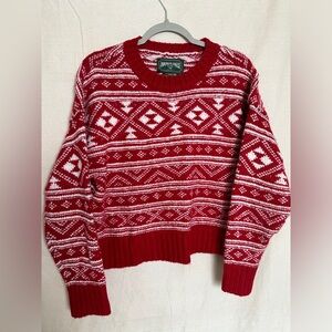 Red American eagle sweater